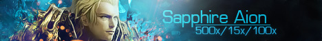 Sapphire Aion High Rate PvP Server Banner