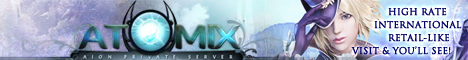 Aion Atomix 3.0 PVP HIGH RATE Banner