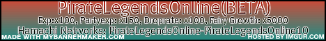 PirateLegendsOnline Banner