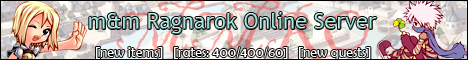 m&m Ragnarok PK Server Banner
