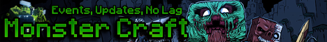 Monster Craft Minecraft Server Banner