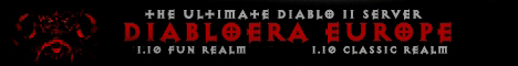 Diabloera Europe Diablo II Server Banner