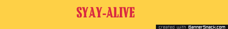 Stay-Alive Banner