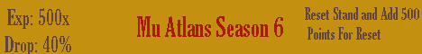 Mu Atlans Season 6 [New Server November 10 ] Banner
