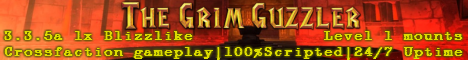 The Grim Guzzler | 3.3.5a 1x Blizzlike Banner