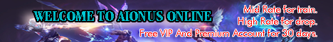 AIONUS ONLINE CLIENT 4.9.1 FULL SUPPORT Banner