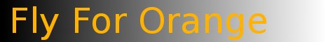 FlyForOrange® Banner