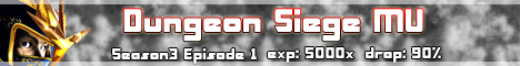 Dungeon Siege MU Season 3 Episode 1 Banner